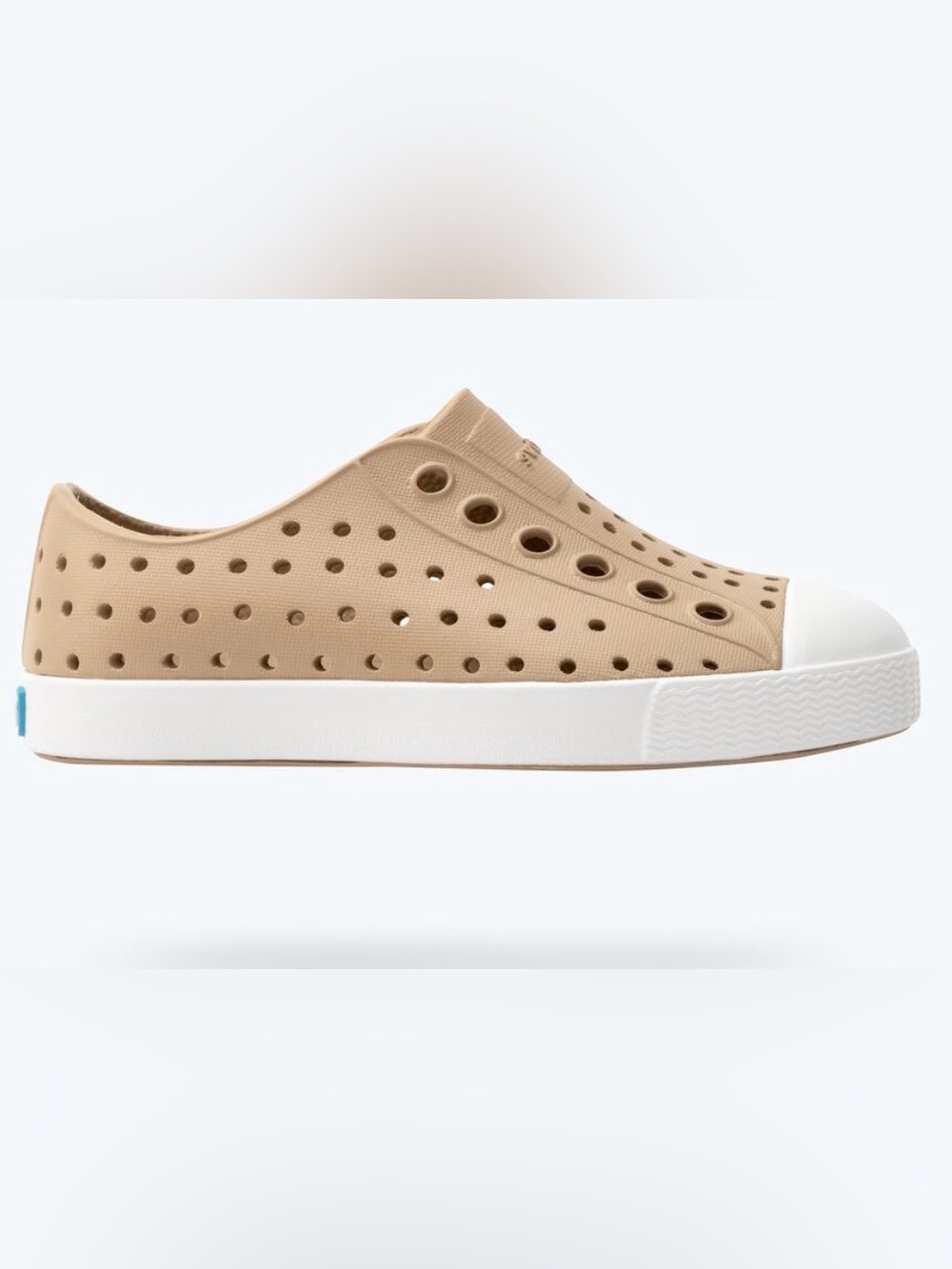 Natives Jefferson Sugarlite™ Child Flax Tan/Shell White Size 11